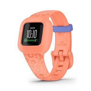 Open Box - Garmin -  vivofit jr. 3 Kids Fitness Tracker Peach Le Peach